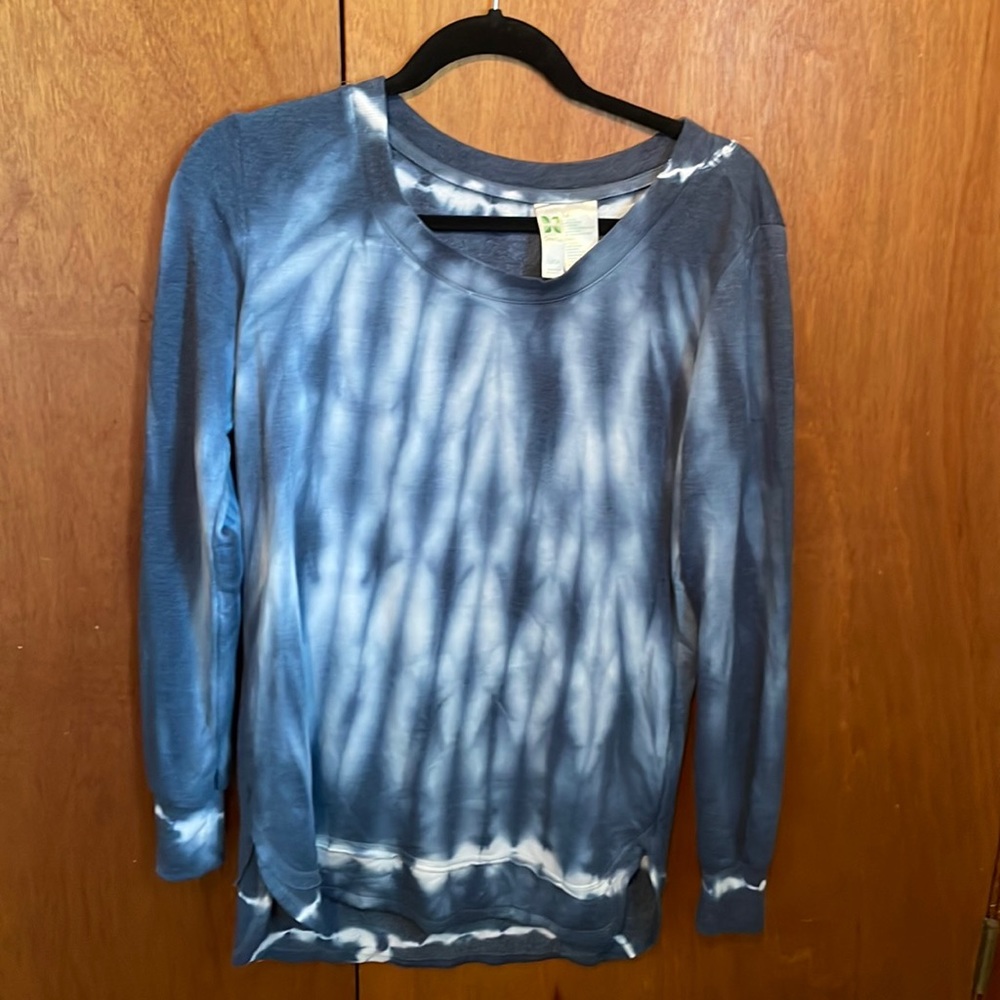 GreenTea tie die tunic sweater
